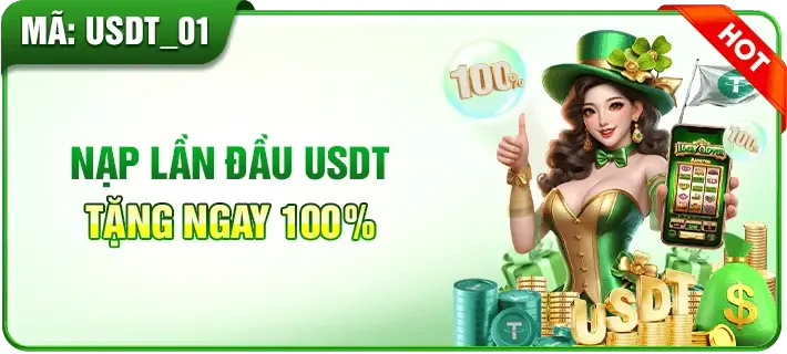 Cm8828 nạp lần đầu USDT tặng ngay 100%